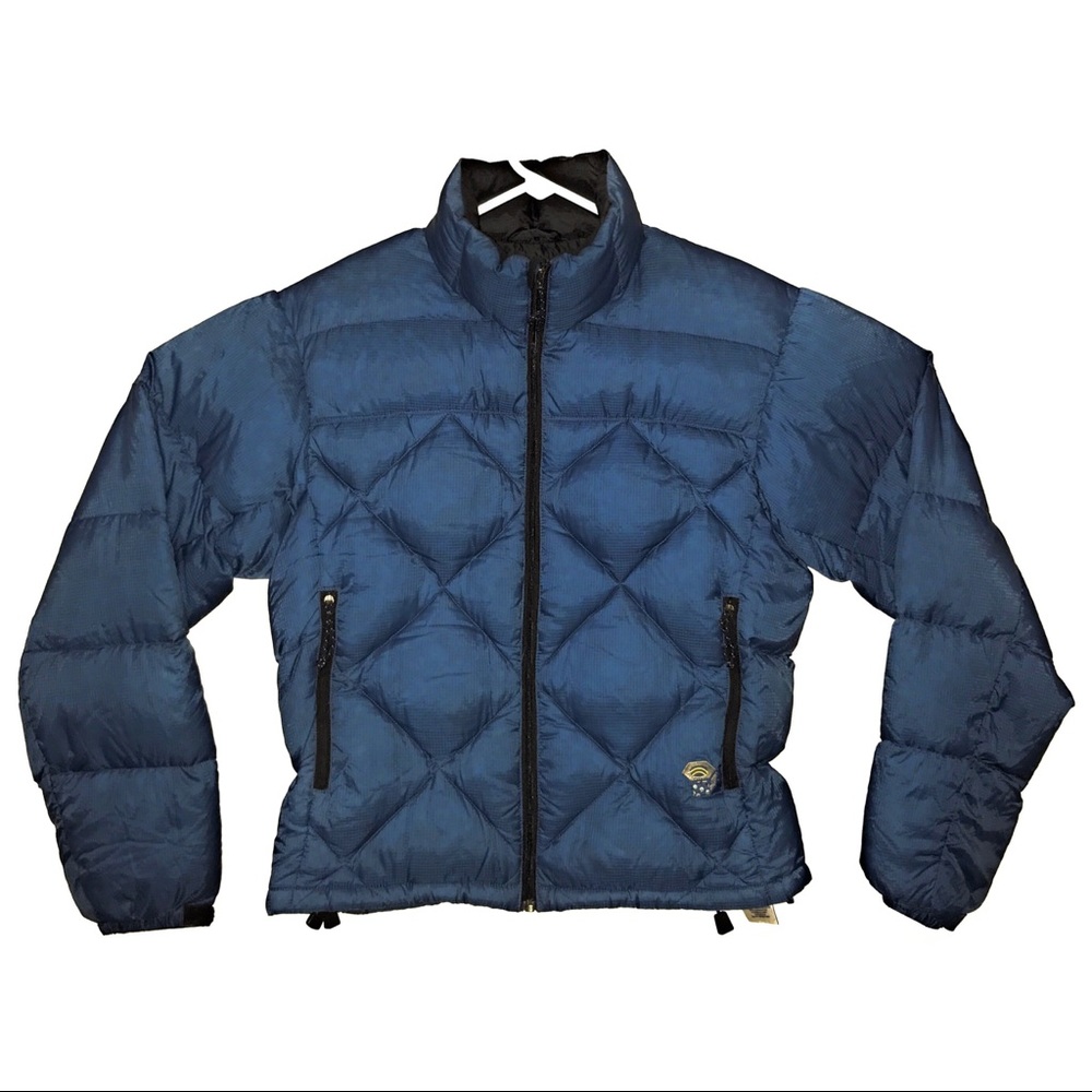 Mountain Hardwear Down Puffer Jacket Blue Sz 4